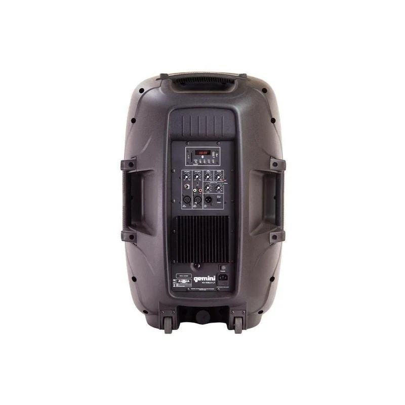 Gemini Sound AS-15BLU-LT-PK Bluetooth PA speaker package — 2000W peak, 15" woofer, LED light show - Image 5