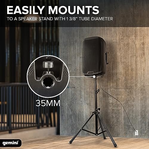 Gemini Sound AS-2110P active 10" powered PA loudspeaker — 40W RMS, 10" woofer, 2-channel mixer - Image 4