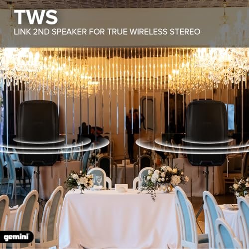 Gemini Sound AS-2112BT active 12" Bluetooth PA speaker — 100W RMS, 12" woofer, Bluetooth with TWS pairing - Image 4