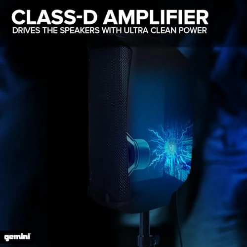 Gemini Sound AS-2112P active 12" PA speaker — 200W peak, 100W RMS, 108dB max SPL - Image 5