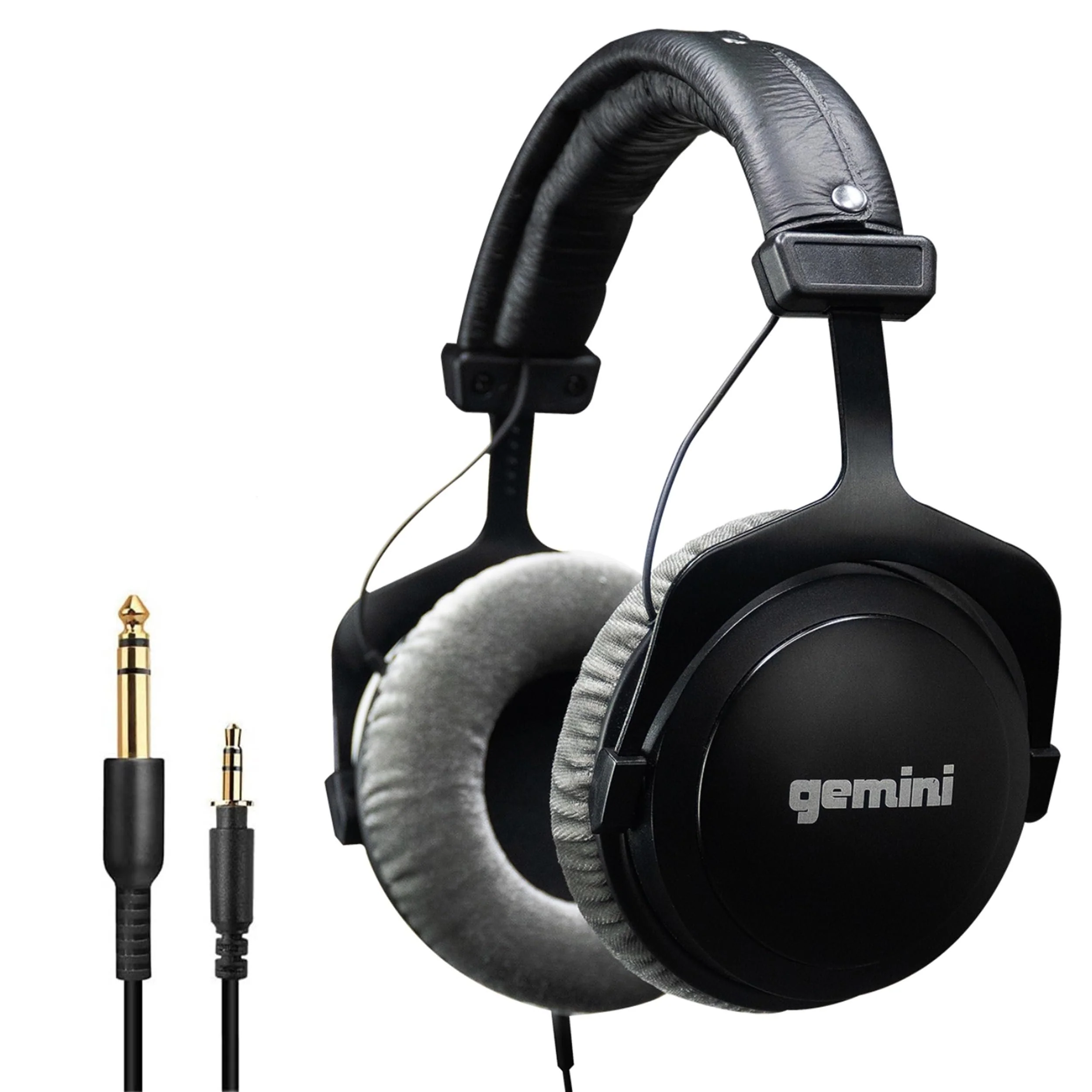 Gemini Sound DJX-1000 professional closed-back studio headphones — 53mm drivers, 5Hz–30kHz, 80Ω
