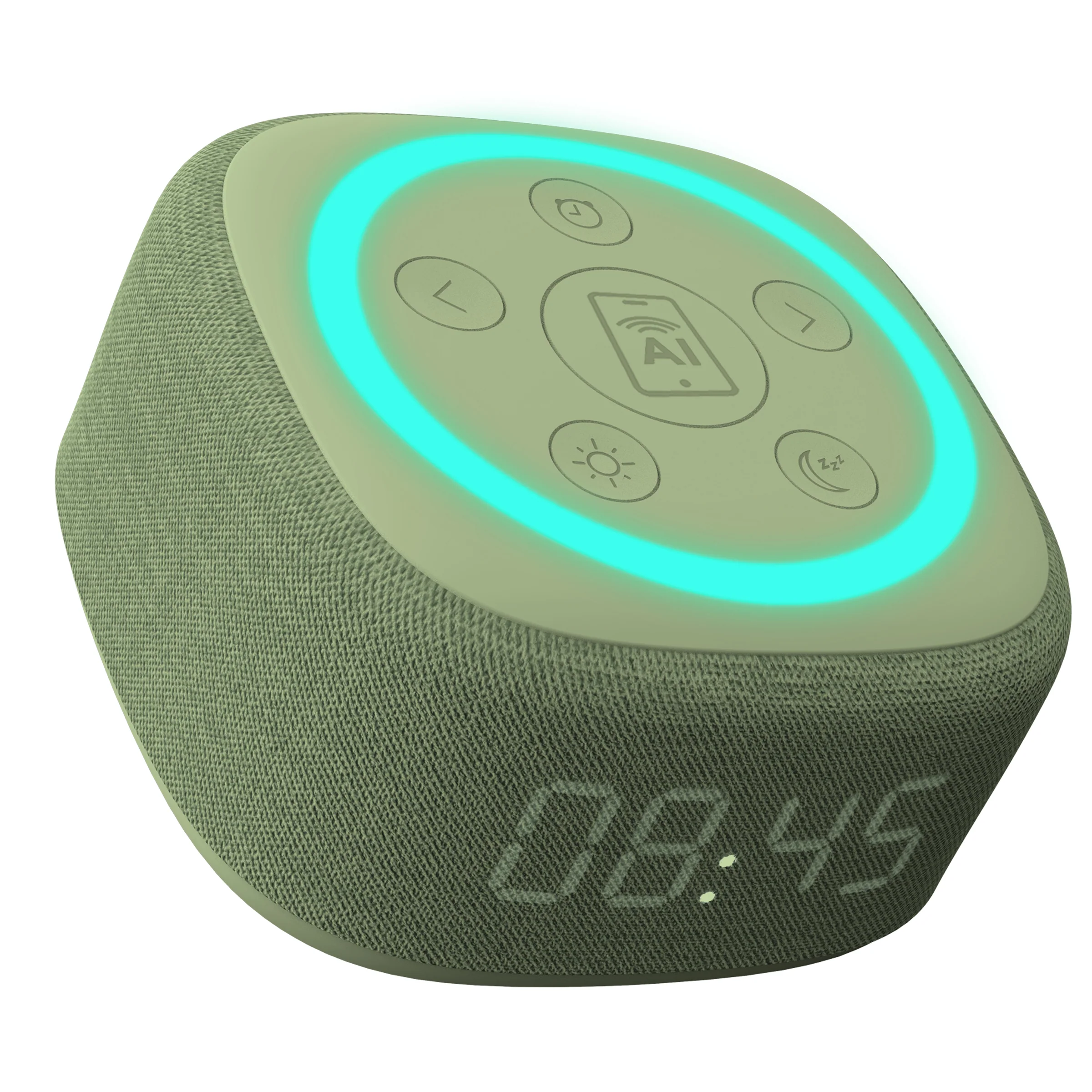 Gemini Sound BRS-180 home speaker with AI assistant button — 15 sleep sounds, 8-color RGB night light, LED clock - Image 19