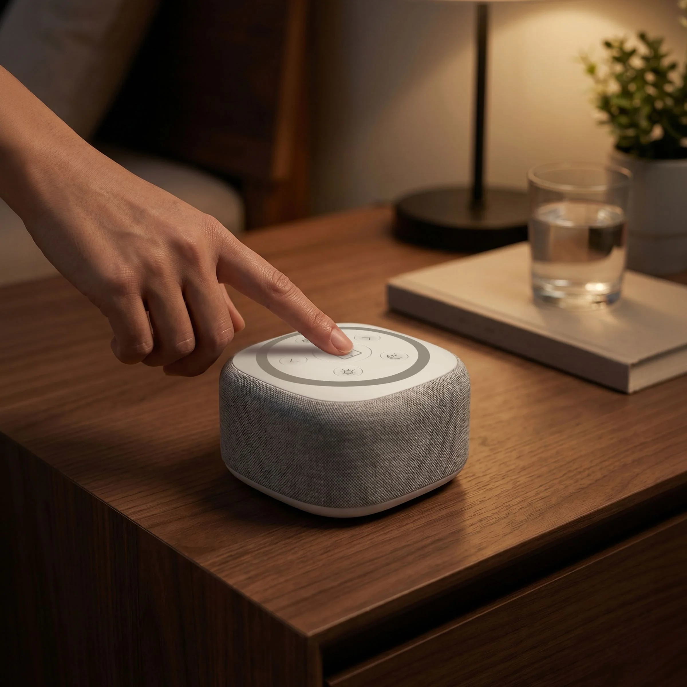 Gemini Sound BRS-180 home speaker with AI assistant button — 15 sleep sounds, 8-color RGB night light, LED clock - Image 3