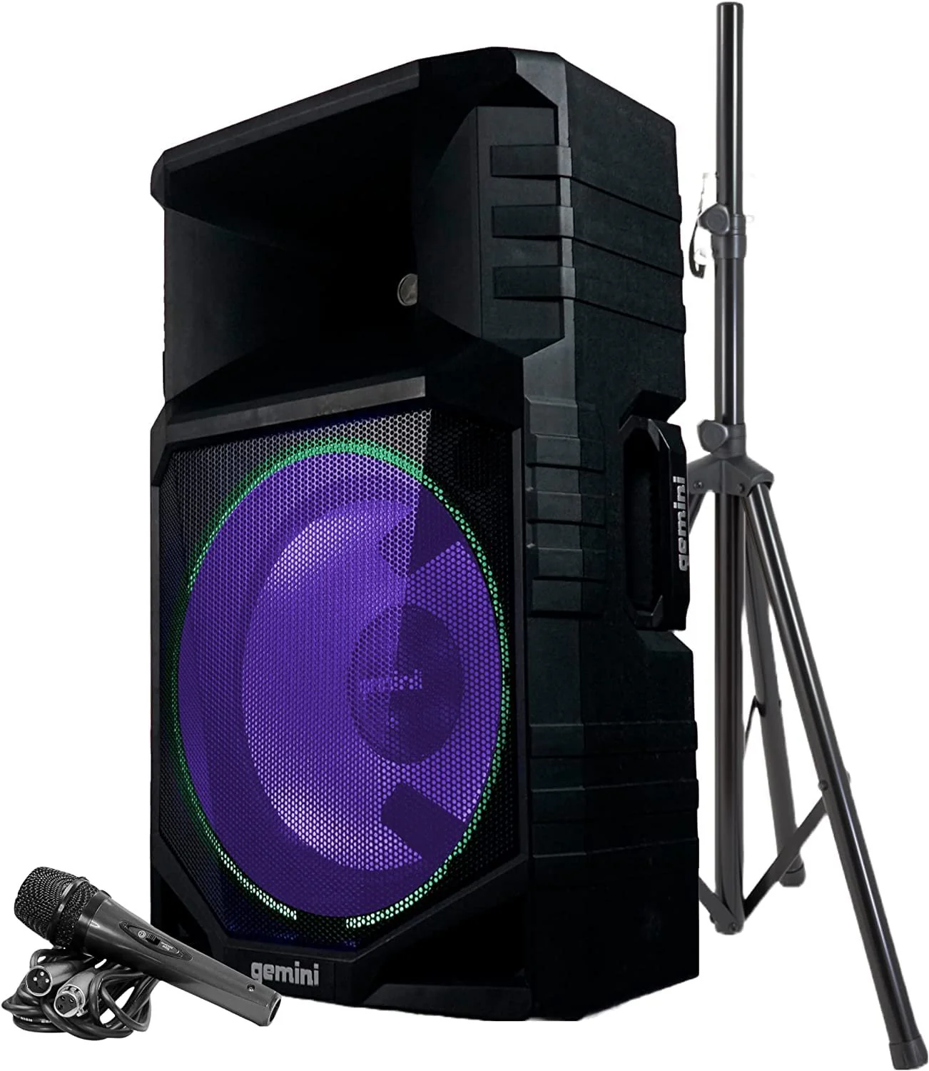 Gemini Sound PA system 1500W, 15", Bluetooth, TWS stereo pairing (GSW-T1500PK)
