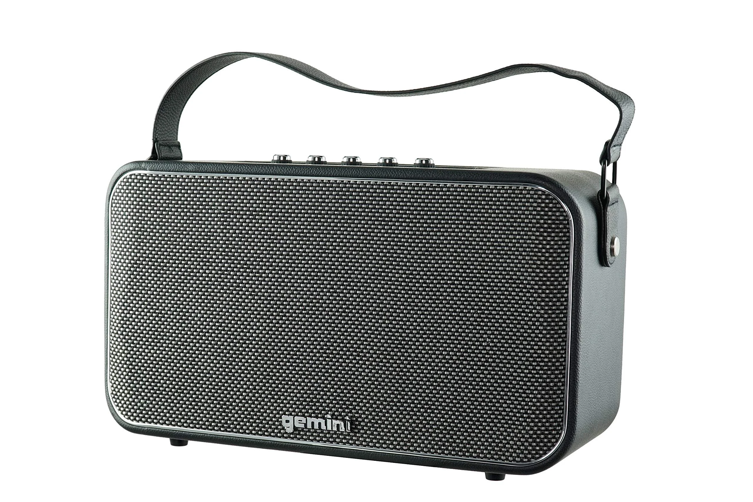 Gemini Sound GTR-400 portable retro Bluetooth speaker and guitar amp — 90W peak, dual 4.5" woofers, 10-hr battery - Image 7