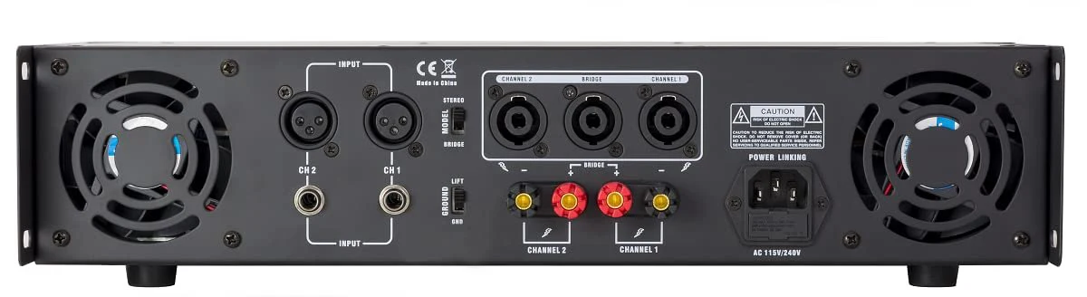 Gemini Sound XGA-4000 professional power amplifier — 2x 350W RMS at 4Ω, 700W bridged, 2U rack - Image 3